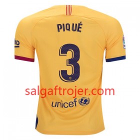 FC Barcelona Fodboldtrøjer Gerard Pique 3 Udebanesæt 2019/20 Kort ærmer